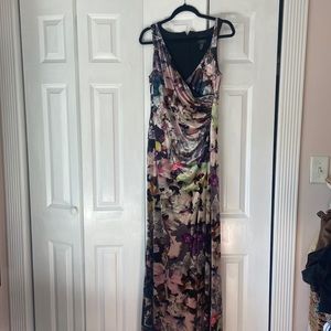 Adrianna Papell floor length formal dress